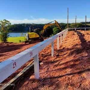 Demarcação de obras da TOPO ADM