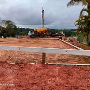 Demarcação de obras em Sorocaba da TOPO ADM