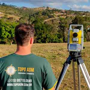 Empresa de levantamento planimétrico da TOPO ADM