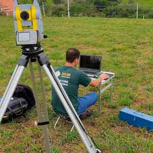 georreferenciamento para obras da TOPO ADM